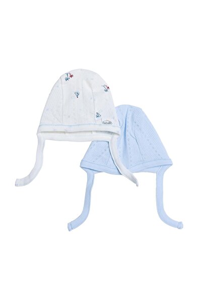 Bebetto Erkek Bebek Şapka Marin Baskılı