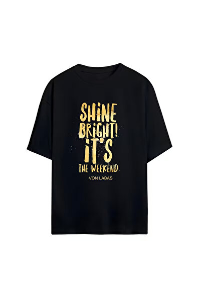 LAND MODA Oversize Combed Cotton T-Shirt 100% Cotton – Unisex Printed Streetw...