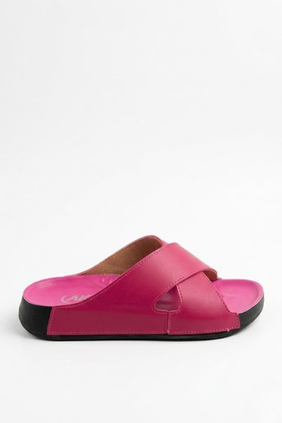 AKD AYAKKABICILIK Women's Summer Slippers Cross-Strapped Model Orthopedic Sole Comfortable Use