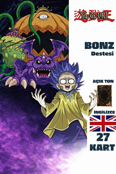 diğer588 İngilizce Bonz Destesi 27 Yugioh Kartı Yu-Gi-Oh!