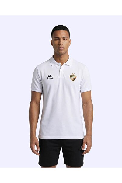 Kappa Paul Polo Erkek Beyaz Regular Polo Yaka Tişört