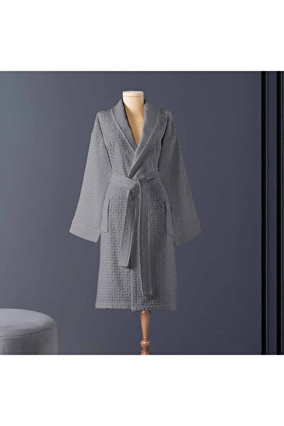 Altınbaşak Μπουρνούζι Lisse Bambu Unisex Γκρι L/XL