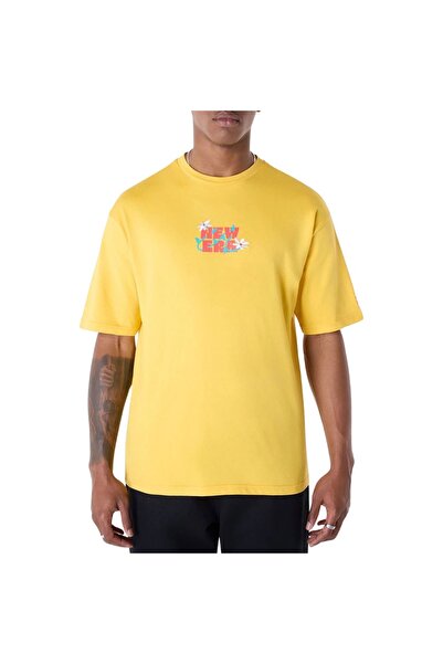 NEW ERA Μπλουζάκι με σχέδιο ποτού, μεσαίο κίτρινο, μέγεθος L