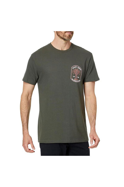 Salty Crew ΣΠΑΪΝΙ ΚΛΑΣΙΚΟ ΜΠΛΟΥΖΑΚΙ ΣΤΡΑΣΕΝΟ ΜΕΓΕΘΟΣ L, ΧΡΩΜΑ ΣΚΟΝΙΣΜΕΝΟ ΕΛΙΑΙΚΟ