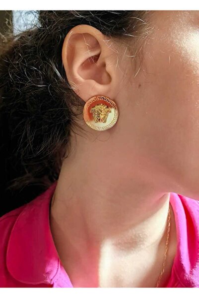 OEM Σκουλαρίκια μέδουσες με σχέδιο στην άκρη 2,5 εκ.