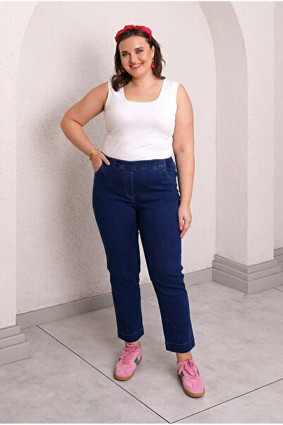 Femina ΜΕΓΑΛΟ ΜΕΓΕΘΟΣ ΛΙΚΡΑ ΜΕ ΕΛΑΣΤΙΚΗ ΜΕΣΗ ΖΩΝΗ ΜΟΜ ΤΖΙΝ +54