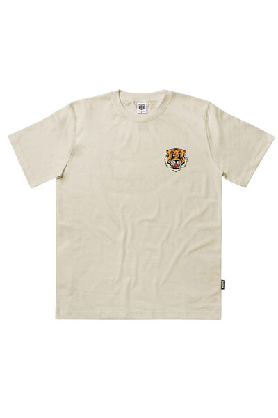 The Dudes ΤΙΓΡΗ ΑΡΚΟΥΔΑ ΚΛΑΣΙΚΟ ΜΠΛΟΥΖΑΚΙ ΜΕ ΓΑΛΑ ΑΜΥΓΔΑΛΟΥ XXL