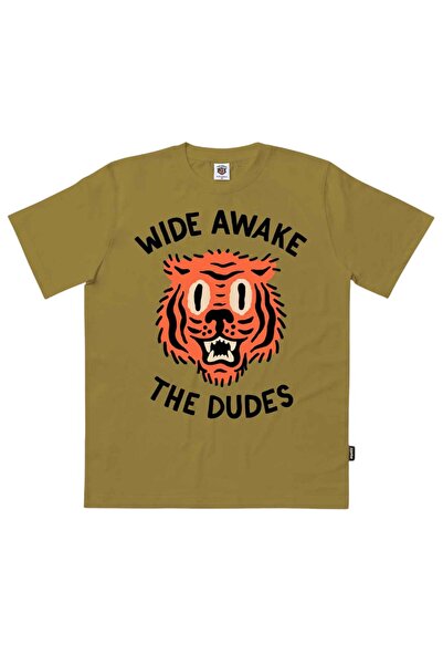 The Dudes WIDE AWAKE ΚΛΑΣΙΚΟ ΜΠΛΟΥΖΑΚΙ ΕΛΑΙΟΠΙΝΑΚΙΔΑ ΟΛΙΒΑΝΙΟΥ XXL