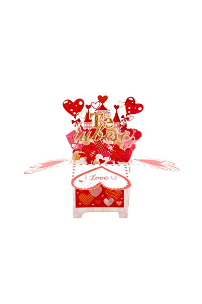 Gift Design Μαγικά Αναδυόμενα Χάρτινα Διακοσμητικά  "Σ' αγαπώ "