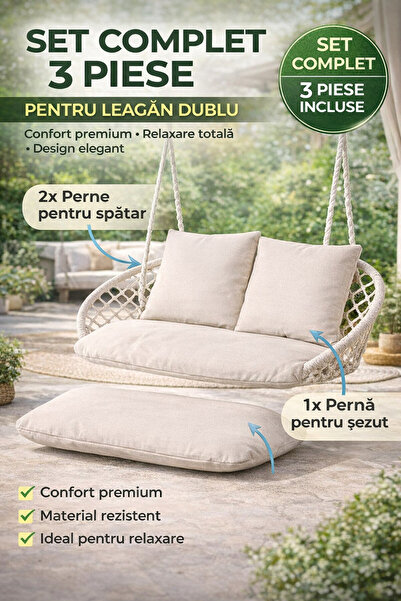 Gardlov Μαξιλάρι κούνιας διπλής φωλιάς, πολυεστέρας βαμβάκι, 3 τεμάχια, 110x6...