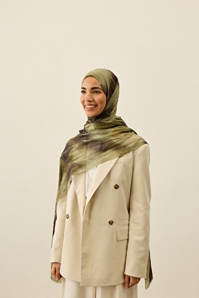 Modakaşmir Silüet Desen Aya Kraş Şal