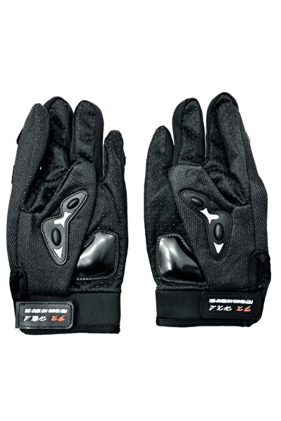 OEM Manusi Moto, ATV cu Protectii pentru Monturi, Culoare Neagra, Marime L