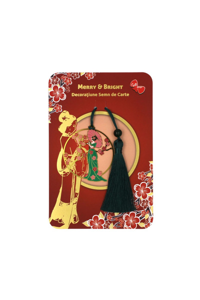 Gift Design Σελιδοδείκτης, κυρία με ομπρέλα, συλλογή Ζεν