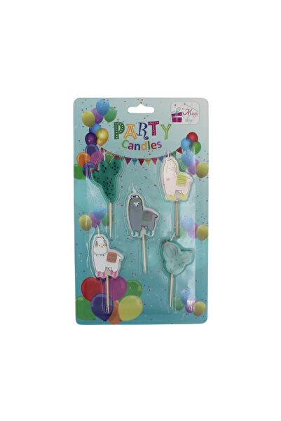 Magic Days Σετ 5 κεριών αλπακά και κάκτου