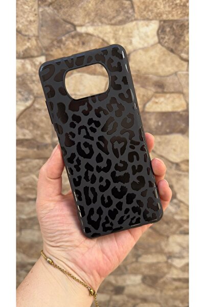 Vip Case Poco X3 ve X3 Pro Uyumlu Leopar Desenli Silikon Darbe Emici Klasik K...