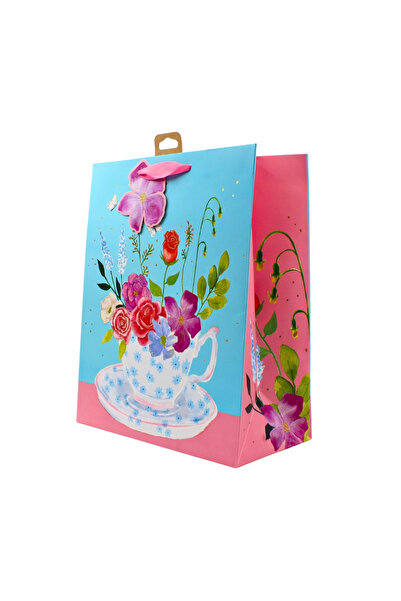 Eurowrap Clairefontaine L Floral Τσάντα Δώρου για Φλιτζάνι Τσαγιού