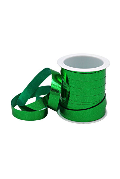 BRIZZOLARI Light green shiny raffia mini roll 10m x 10mm