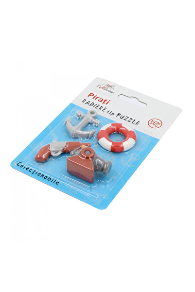 Gift Design Συλλεκτική γόμα παζλ σειράς Πειρατών σε σχήμα πιστολιού