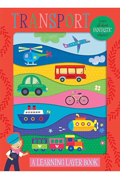 North Parade Publishing Learning Layer Board Book - Transport