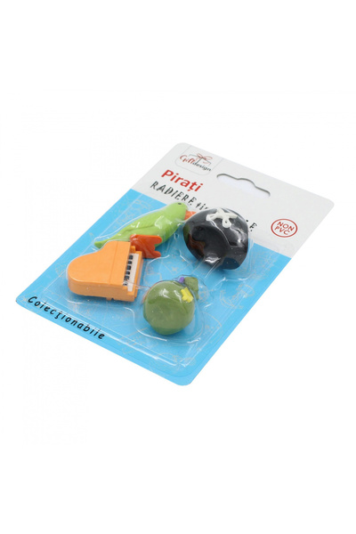 Gift Design Eraser collectible puzzle series Pirates piano
