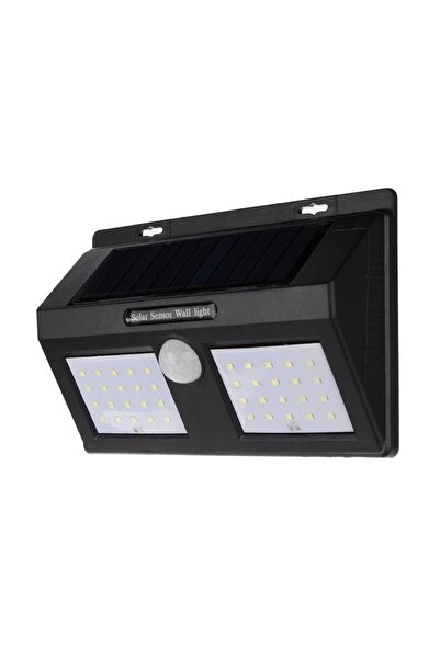FOXMAG24 Ηλιακό φωτιστικό τοίχου 48 LED με αισθητήρα σούρουπου, 600 Lumens