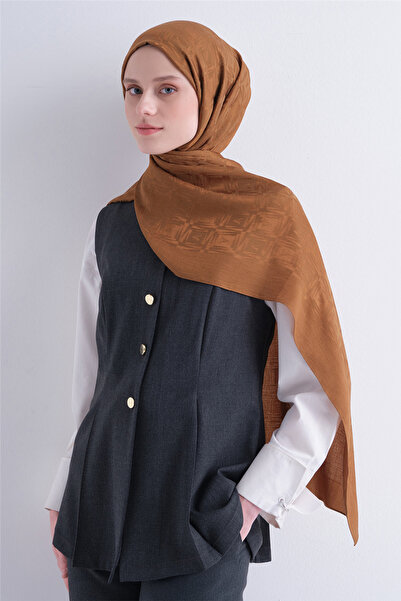 Armine Lyocell Naia Square Monogram Shawl 6 46