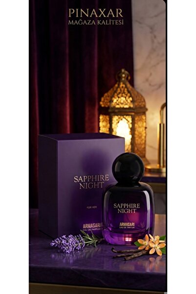 pınaxar Armasari Sapphire Night 100 ml EDP Kalıcı Kadın Parfümü - Oryantal, Ç...