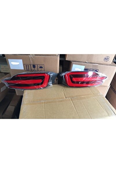 Empressco Fc5 2018 Model Civic Fc5 Uyumlu Arka Tampon Sisi Ledli E Dizayn Sis...