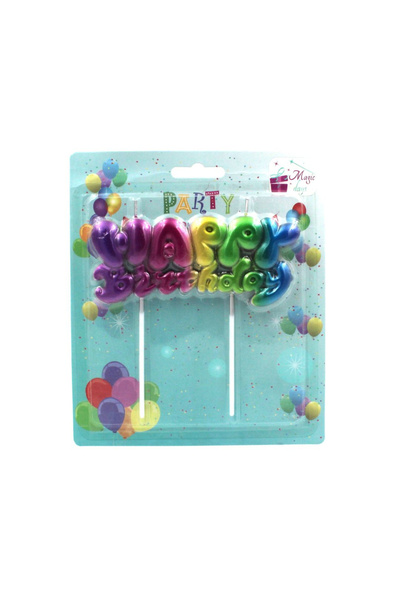 Magic Days Lumânare multicoloră de petrecere La mulți ani