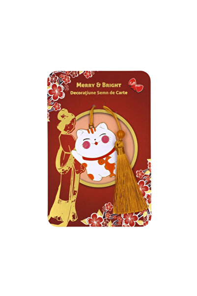 Gift Design Semn de carte, pisică Feng Shui, colecție Zen