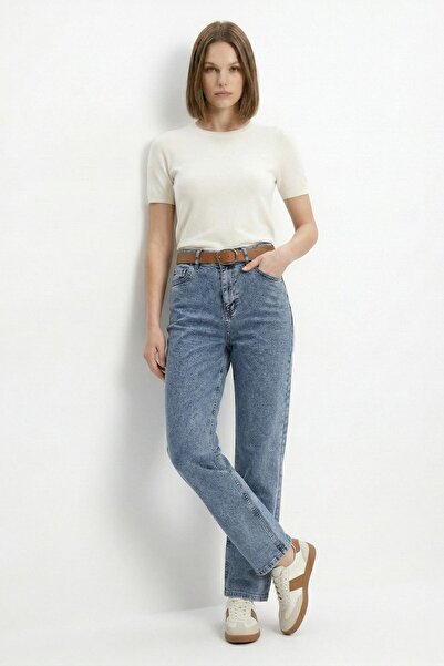 Rays Μπουφάν Icekar με ζώνη από Λύκρα και τζιν 3043