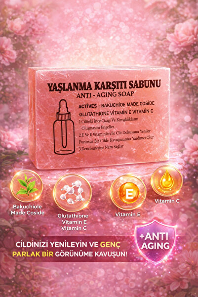 Herbliss Yaşlanma Karşıtı Sabun | E ve C Vitaminleri-Kırışıklık Önleyici