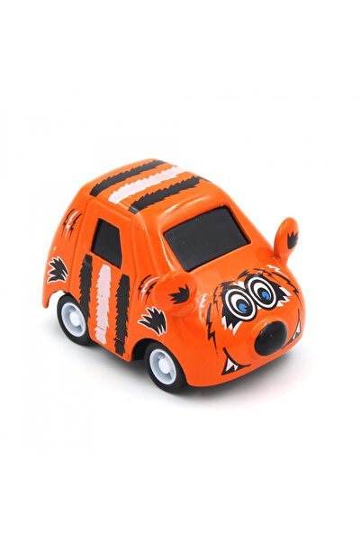 Deluxebase Αυτοκινητάκι με μηχανισμό οπισθοδρόμησης με πορτοκαλί τίγρη
