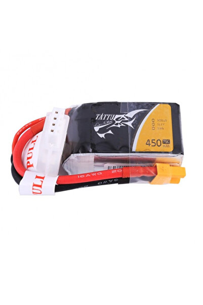 TATTU Baterie LiPo GENS ACE 11.1 V/ 450 mA/ 75C