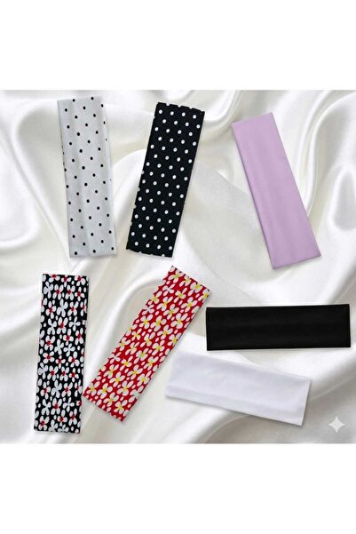 diclecollection 7 τεμάχια μπαντάνες μαλλιών με μικτά χρώματα και σχέδια, κορδ...