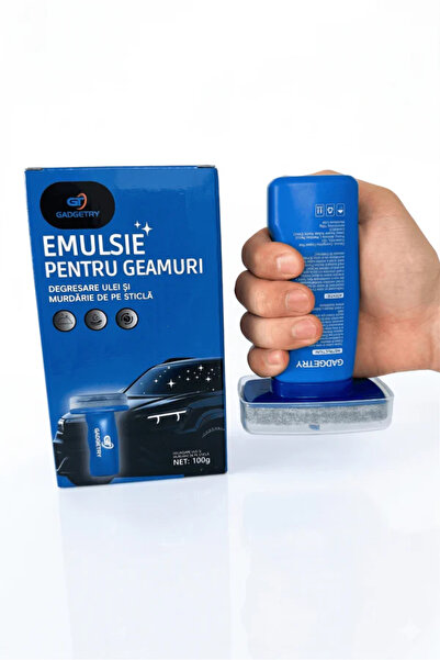 Gadgetry Solutie Curatare Geamuri, Indeparteaza Pelicula Uleioasa si Urmele de Murdarie