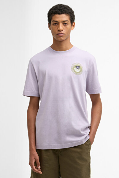 Barbour Westbury Relaxed Graphic T-Shirt PU39 Heather Mist