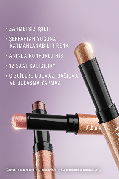 BOBBI BROWN Crystal Eyes Shadow Stick Işıltılı Krem Far - Brilliant Violet