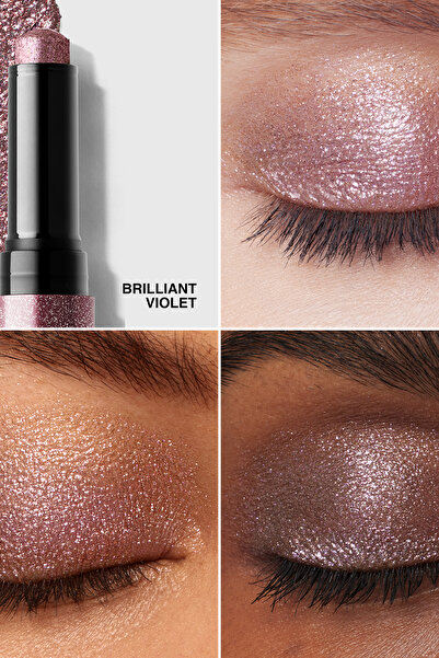 BOBBI BROWN Crystal Eyes Shadow Stick Işıltılı Krem Far - Brilliant Violet