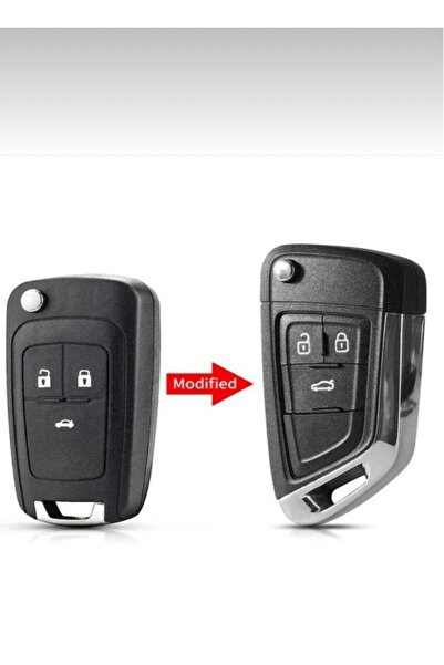 ÖZEN KEYS غطاء جهاز التحكم عن بعد لسيارة أوبل أسترا جي إنسيجنيا، 3 أزرار، جود...