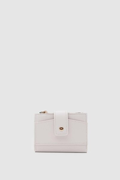 Shule Bags Payer snap-on women's wallet - cream