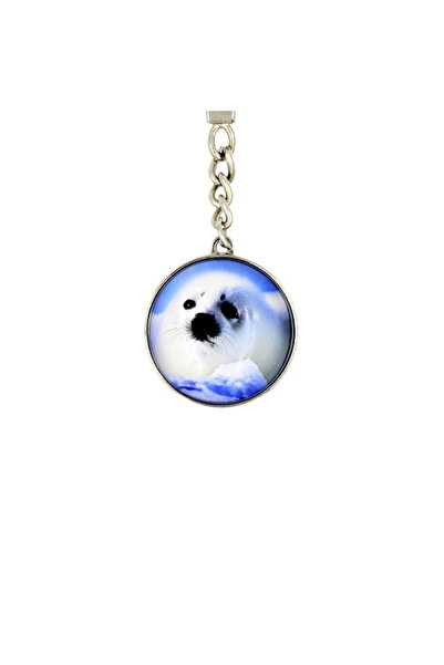 Deluxebase Μπρελόκ από ανοξείδωτο ατσάλι με εικόνα ζώου Σεάλ