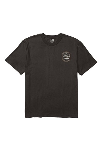 Salty Crew BAITED ΚΛΑΣΙΚΟ ΜΠΛΟΥΖΑΚΙ ΜΕ ΚΟΝΤΑ ΜΑΝΙΚΙΑ ΜΑΥΡΟ L