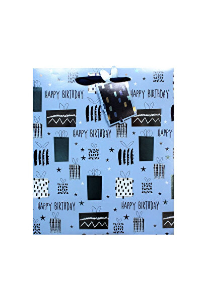 Eurowrap Clairefontaine XL Μεταλλική Τσάντα Γενεθλίων για Αγόρια