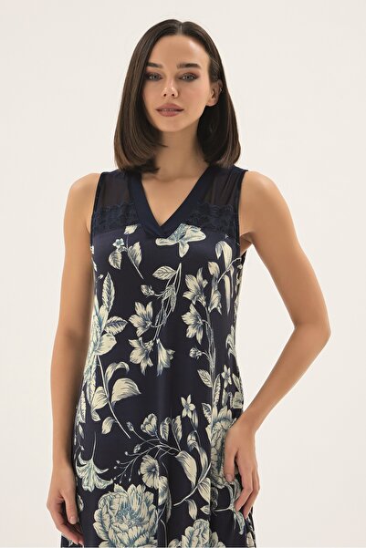 Sevim 17676 قميص نوم نسائي طويل