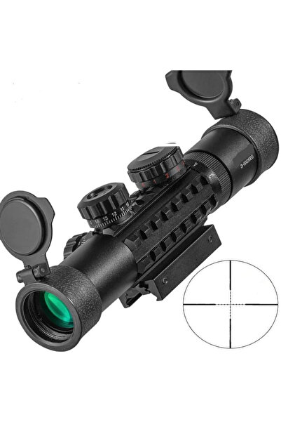 Genel Markalar C3-9x26 Eg Raylı Çift Işıklı Av Dürbünü 11mm/22mm