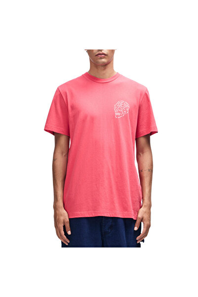 Deus Ex Machina Μπλουζάκι Βενετία Νεκροκεφαλή Κόκκινο Μελόν XL