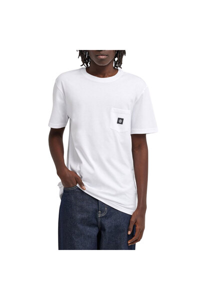 Element ICON LABEL T-SHIRT ΜΕ ΤΣΕΠΗ ΟΠΤΙΚΟ ΛΕΥΚΟ XL