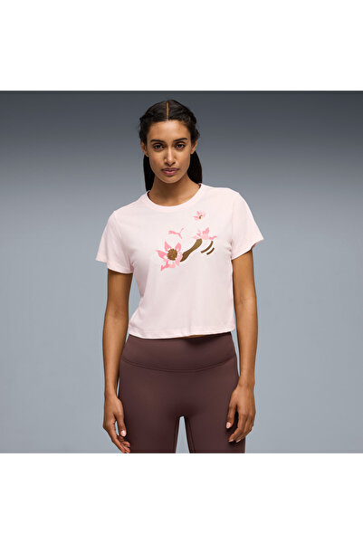 Puma Γυναικείο ροζ μπλουζάκι League (528481-21)