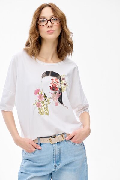 Blue Shadow Bluză de damă Sava Ecru 48/50